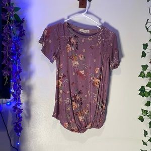 womens floral tee shirt